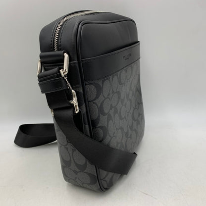 【中古品】【メンズ/レディース】 COACH コーチ F54788 シグネチャー PVC SHOULDER BAG ショルダー バッグ カバン 鞄 188-260827-cs-25-izu カラー：ブラック 万代Net店