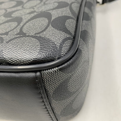 【中古品】【メンズ/レディース】 COACH コーチ F54788 シグネチャー PVC SHOULDER BAG ショルダー バッグ カバン 鞄 188-260827-cs-25-izu カラー：ブラック 万代Net店