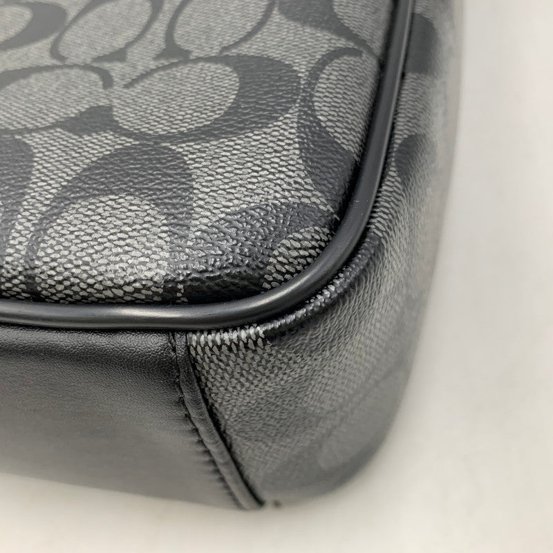 【中古品】【メンズ/レディース】 COACH コーチ F54788 シグネチャー PVC SHOULDER BAG ショルダー バッグ カバン 鞄 188-260827-cs-25-izu カラー：ブラック 万代Net店