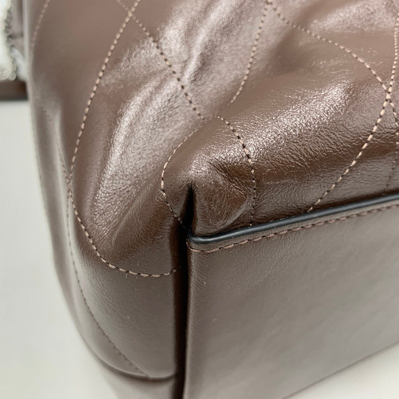 【中古品】【レディース】 COACH コーチ CCZ81 エヴリン ラージ ショルダー バッグ・キルティング カバン 鞄 188-260827-cs-24-izu カラー：シルバー×メープル 万代Net店