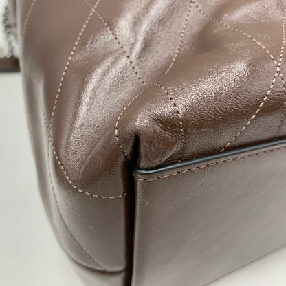 【中古品】【レディース】 COACH コーチ CCZ81 エヴリン ラージ ショルダー バッグ・キルティング カバン 鞄 188-260827-cs-24-izu カラー：シルバー×メープル 万代Net店