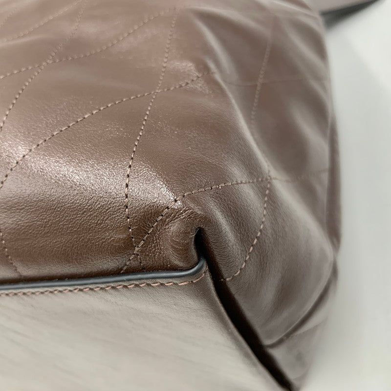 【中古品】【レディース】 COACH コーチ CCZ81 エヴリン ラージ ショルダー バッグ・キルティング カバン 鞄 188-260827-cs-24-izu カラー：シルバー×メープル 万代Net店