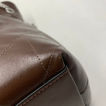 【中古品】【レディース】 COACH コーチ CCZ81 エヴリン ラージ ショルダー バッグ・キルティング カバン 鞄 188-260827-cs-24-izu カラー：シルバー×メープル 万代Net店