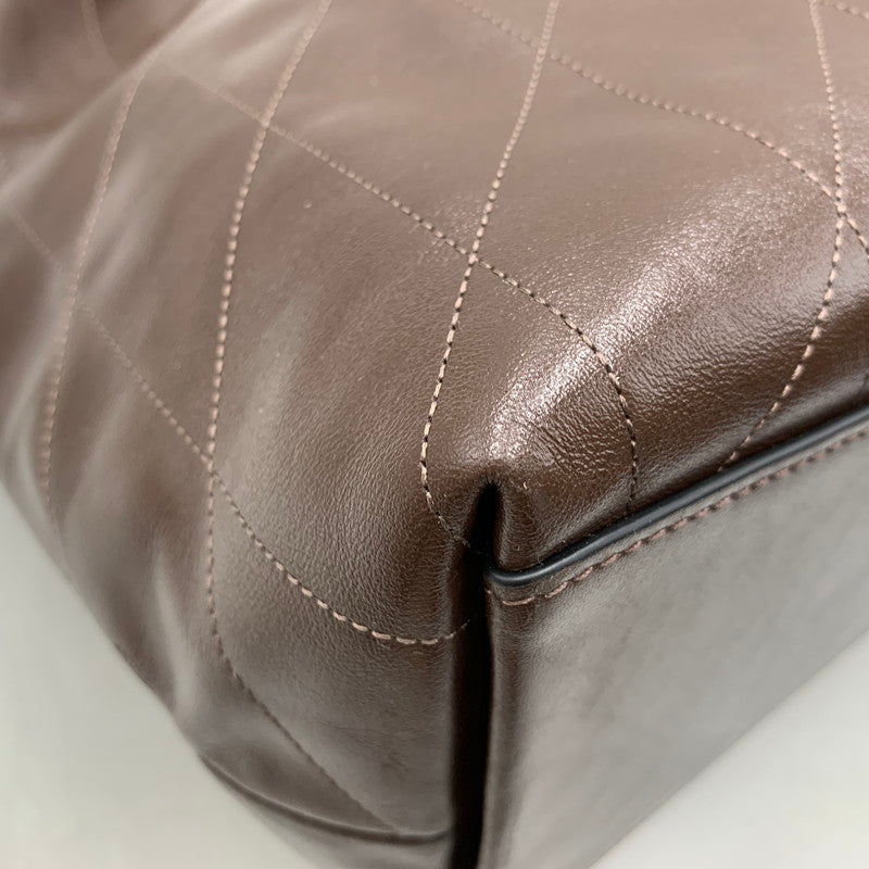 【中古品】【レディース】 COACH コーチ CCZ81 エヴリン ラージ ショルダー バッグ・キルティング カバン 鞄 188-260827-cs-24-izu カラー：シルバー×メープル 万代Net店