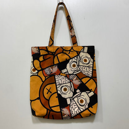 【中古品】【メンズ/レディース】 A BATHING APE アベイシングエイプ KAWS MILO TOTE BAG カウズ マイロ トート バッグ カバン 鞄 188-260910-cs-16-izu カラー：マルチ 万代Net店