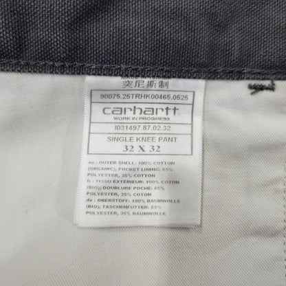 【中古品】【メンズ】 CARHARTT WIP カーハート ダブリューアイピー I031497 SINGLE LNEE PANT シングル ニー パンツ ズボン ボトムス 153-260906-ya-07-izu サイズ：32×32 カラー：グレー 万代Net店