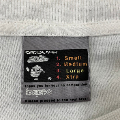 【中古品】【メンズ】 A BATHING APE アベイシングエイプ BAPE "RUS" TEE Tシャツトップス 長袖 142-261006-sm-12-izu サイズ：L カラー：ホワイト 万代Net店
