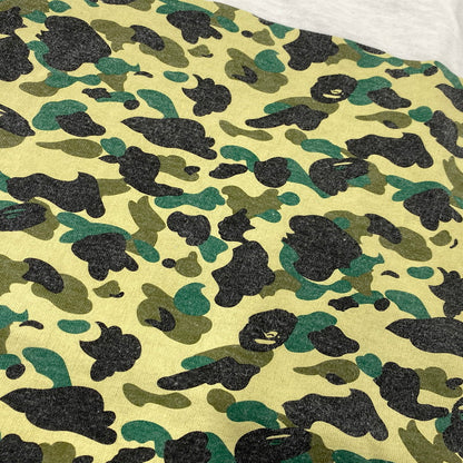 【現状渡し品】【メンズ】 A BATHING APE アベイシングエイプ ONEITAタグ 1ST CAMO BOX PRINT SS TEE カモ ボックス プリント ショートスリーブ Tシャツ トップス 142-260902-kh-06-izu サイズ：L カラー：ホワイト 万代Net店