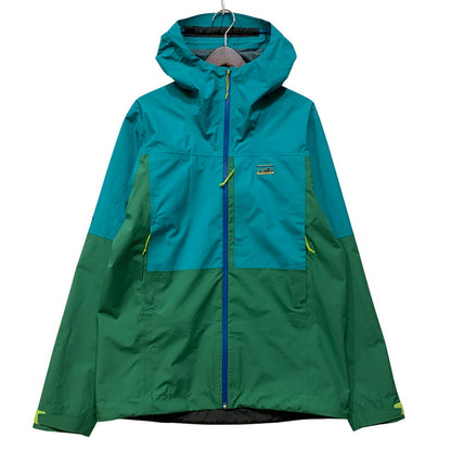 【中古品】【メンズ】 PATAGONIA パタゴニア 85140SP24 24SS BOULDER FORK RAIN JACKET ボルダー フォーク レイン ジャケット アウター 144-260827-cs-11-izu サイズ：M カラー：ブルー系×グリーン 万代Net店