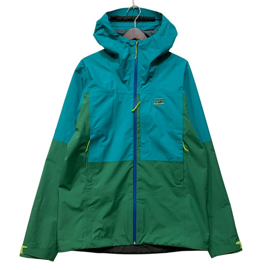 【中古品】【メンズ】 PATAGONIA パタゴニア 85140SP24 24SS BOULDER FORK RAIN JACKET ボルダー フォーク レイン ジャケット アウター 144-260827-cs-11-izu サイズ：M カラー：ブルー系×グリーン 万代Net店
