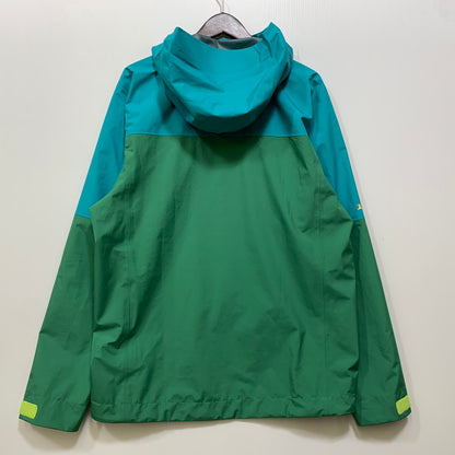 【中古品】【メンズ】 PATAGONIA パタゴニア 85140SP24 24SS BOULDER FORK RAIN JACKET ボルダー フォーク レイン ジャケット アウター 144-260827-cs-11-izu サイズ：M カラー：ブルー系×グリーン 万代Net店