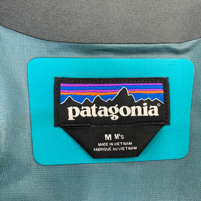 【中古品】【メンズ】 PATAGONIA パタゴニア 85140SP24 24SS BOULDER FORK RAIN JACKET ボルダー フォーク レイン ジャケット アウター 144-260827-cs-11-izu サイズ：M カラー：ブルー系×グリーン 万代Net店