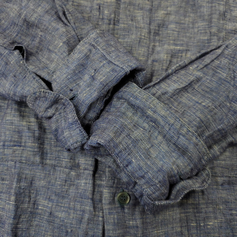 【中古品】【メンズ】 HOUSE OF THE VERY ISLAND'S ハウスオブザベリーアイランズ LINEN SET-UP リネン セットアップ 140-260906-ya-12-izu サイズ：M カラー：ブルー 万代Net店