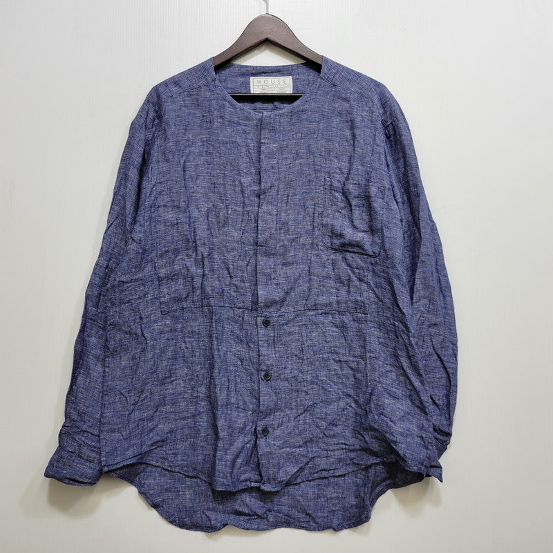 【中古品】【メンズ】 HOUSE OF THE VERY ISLAND'S ハウスオブザベリーアイランズ LINEN SET-UP リネン セットアップ 140-260906-ya-12-izu サイズ：M カラー：ブルー 万代Net店