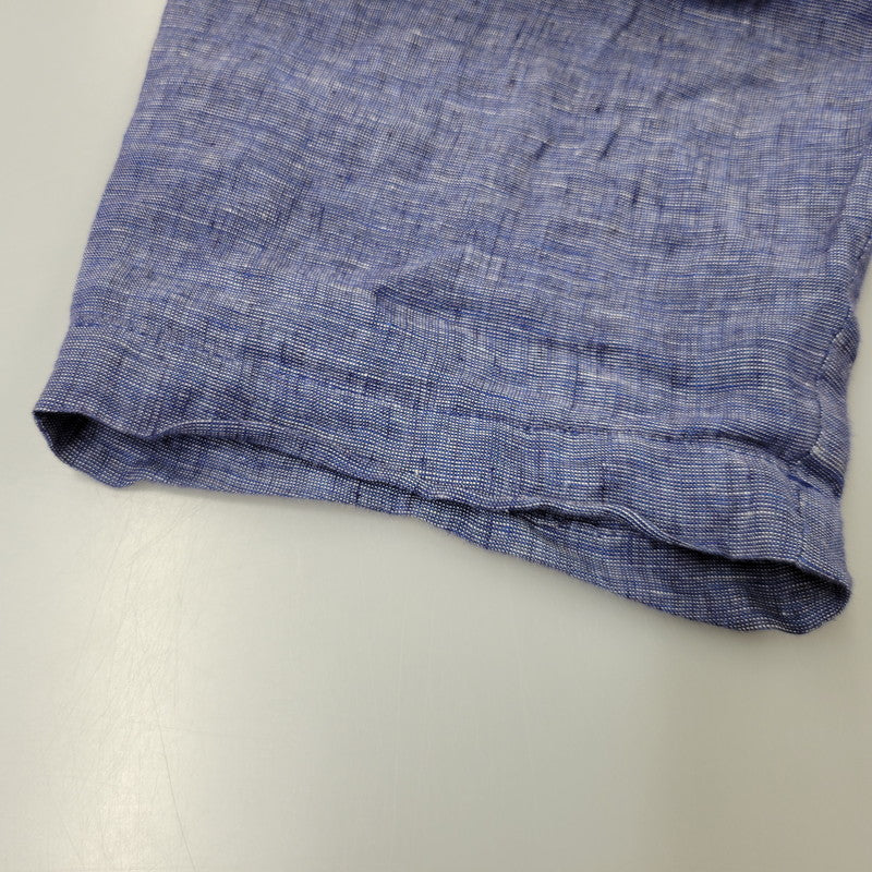 【中古品】【メンズ】 HOUSE OF THE VERY ISLAND'S ハウスオブザベリーアイランズ LINEN SET-UP リネン セットアップ 140-260906-ya-12-izu サイズ：M カラー：ブルー 万代Net店