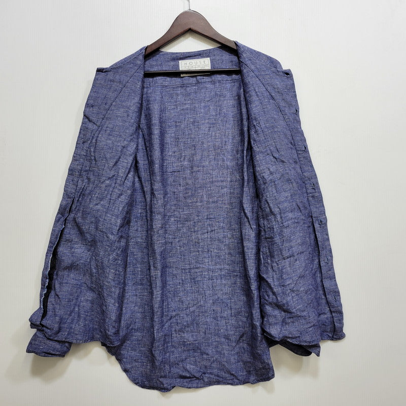 【中古品】【メンズ】 HOUSE OF THE VERY ISLAND'S ハウスオブザベリーアイランズ LINEN SET-UP リネン セットアップ 140-260906-ya-12-izu サイズ：M カラー：ブルー 万代Net店