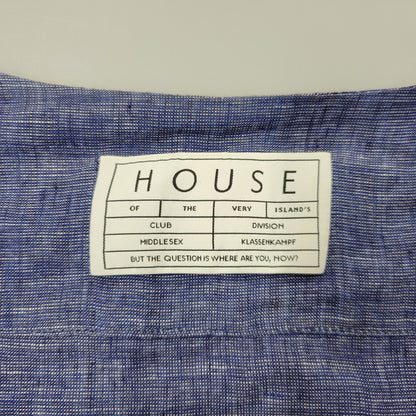 【中古品】【メンズ】 HOUSE OF THE VERY ISLAND'S ハウスオブザベリーアイランズ LINEN SET-UP リネン セットアップ 140-260906-ya-12-izu サイズ：M カラー：ブルー 万代Net店