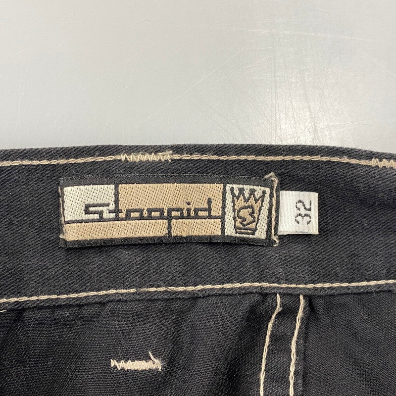 【中古品】【メンズ】 STOOPID ストゥーピッド CARGO PANTS カーゴ パンツ ボトムス 157-260829-kh-01-izu サイズ：32 カラー：ブラック 万代Net店