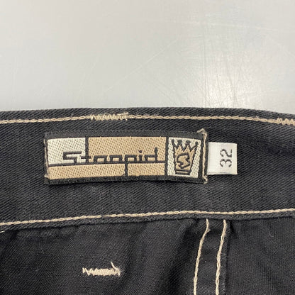 【中古品】【メンズ】 STOOPID ストゥーピッド CARGO PANTS カーゴ パンツ ボトムス 157-260829-kh-01-izu サイズ：32 カラー：ブラック 万代Net店