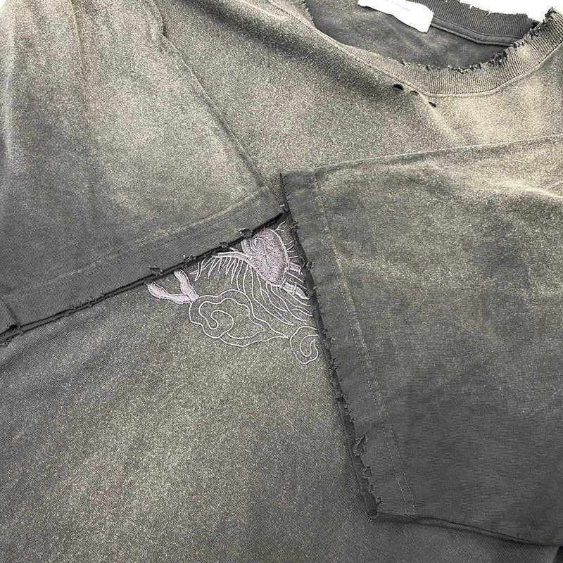 【中古品】【メンズ】 THE JEAN PIERRE ジャンピエール THE-PE25-2104 SKA TEE Tシャツ トップス 140-260902-kh-07-izu サイズ：54 カラー：ブラック系 万代Net店