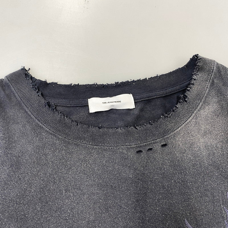 【中古品】【メンズ】 THE JEAN PIERRE ジャンピエール THE-PE25-2104 SKA TEE Tシャツ トップス 140-260902-kh-07-izu サイズ：54 カラー：ブラック系 万代Net店