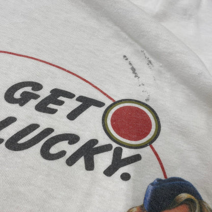 【現状渡し品】【メンズ】 HOTO VESTE LUCKY STRIKE GET LUCKY. PIN-UP GIRL SS TEE ラッキーストライク ピンナップ ガール ショートスリーブ Tシャツ トップス 146-260902-kh-08-izu カラー：ホワイト 万代Net店