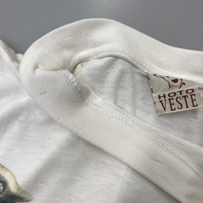【現状渡し品】【メンズ】 HOTO VESTE LUCKY STRIKE GET LUCKY. PIN-UP GIRL SS TEE ラッキーストライク ピンナップ ガール ショートスリーブ Tシャツ トップス 146-260902-kh-08-izu カラー：ホワイト 万代Net店