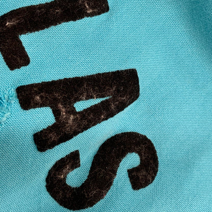 【現状渡し品】【メンズ】 KING LOUIE TEN STRIKE キング ルイ テン ストライク 黒タグ フロッキープリント USA製 50-60 S S BOWLING SHIRT ボーリング シャツ トップス 半袖 146-260828-ya-05-izu サイズ：ML カラー：ライトブルー 万代Net店