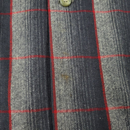 【中古品】【メンズ】 PENDLETON ペンドルトン OMBRE SHADOW PLAID BOARD SHIRT オンブレシャドー ボードシャツ チェック 長袖 146-260902-as-24-izu サイズ：M カラー：ブラック系 万代Net店