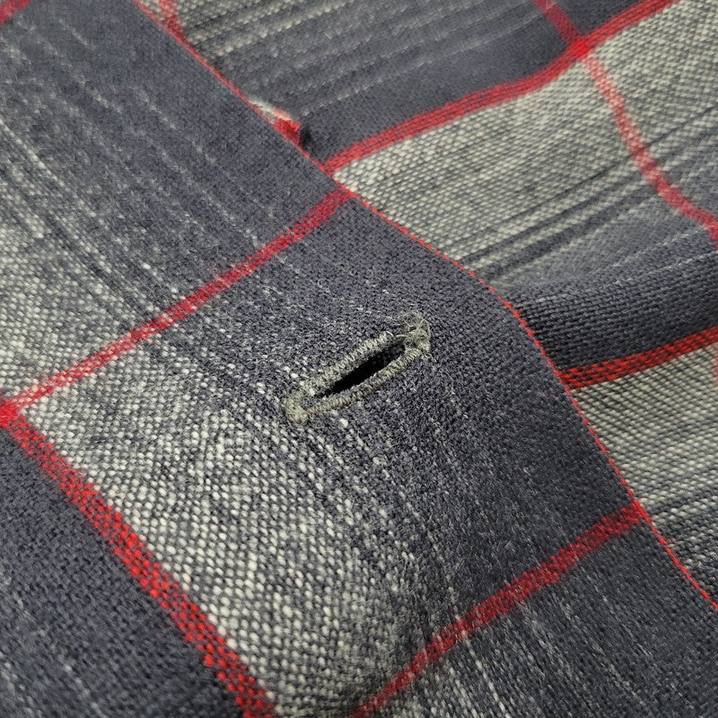 【中古品】【メンズ】 PENDLETON ペンドルトン OMBRE SHADOW PLAID BOARD SHIRT オンブレシャドー ボードシャツ チェック 長袖 146-260902-as-24-izu サイズ：M カラー：ブラック系 万代Net店