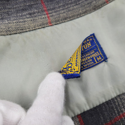 【中古品】【メンズ】 PENDLETON ペンドルトン OMBRE SHADOW PLAID BOARD SHIRT オンブレシャドー ボードシャツ チェック 長袖 146-260902-as-24-izu サイズ：M カラー：ブラック系 万代Net店