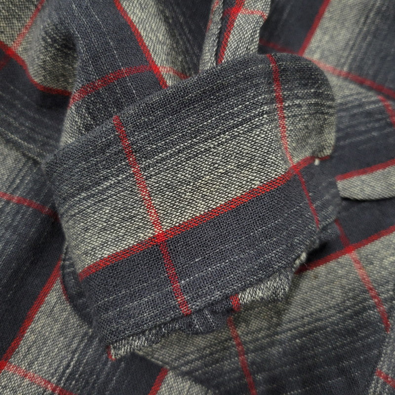 【中古品】【メンズ】 PENDLETON ペンドルトン OMBRE SHADOW PLAID BOARD SHIRT オンブレシャドー ボードシャツ チェック 長袖 146-260902-as-24-izu サイズ：M カラー：ブラック系 万代Net店