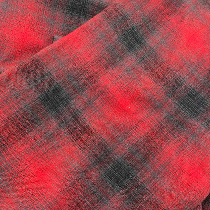 【中古品】【メンズ】 PENDLETON ペンドルトン OMBRE SHADOW PLAID BOARD SHIRT オンブレシャドー ボードシャツ チェック 長袖 146-260902-as-13-izu サイズ：M カラー：レッド×ブラック 万代Net店