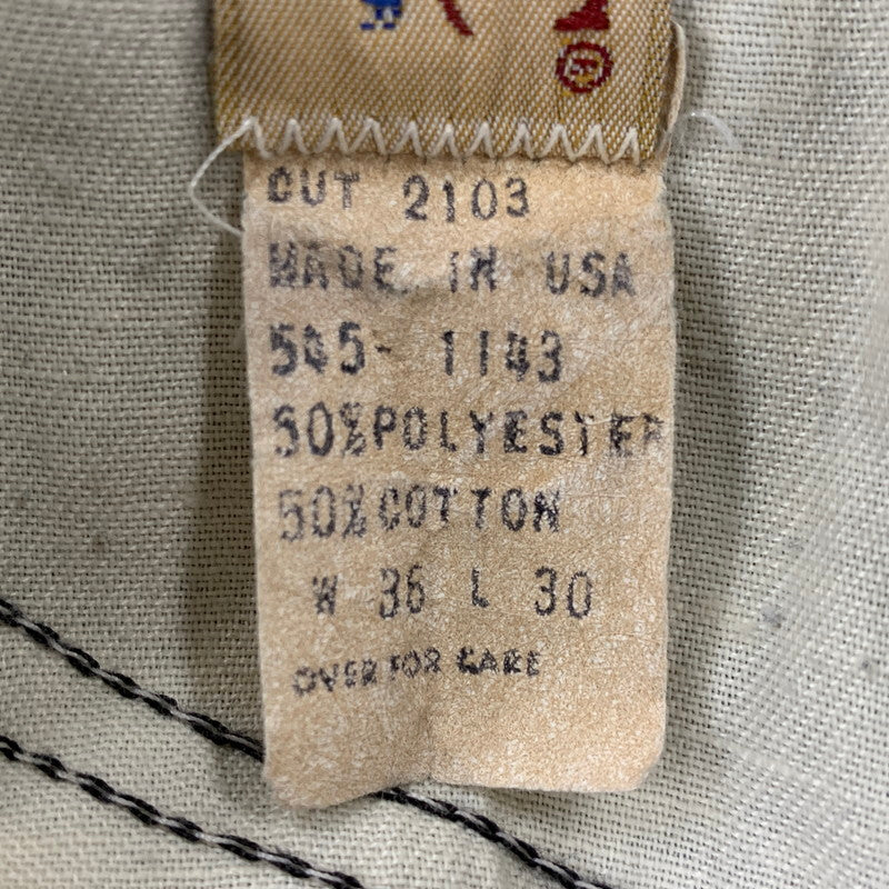 【中古品】【メンズ】 BIG MAC ビッグマック WORK PANTS 545-1143 ワークパンツ USA製 157-260907-as-15-izu サイズ：36×30 カラー：ブラック 万代Net店