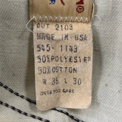【中古品】【メンズ】 BIG MAC ビッグマック WORK PANTS 545-1143 ワークパンツ USA製 157-260907-as-15-izu サイズ：36×30 カラー：ブラック 万代Net店
