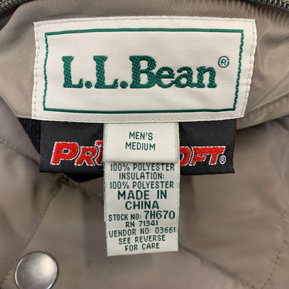【中古品】【メンズ】 L.L.Bean エルエルビーン PRIMALOFT REVERSIBLE JACKET 7H670 プリマロフト リバーシブル ジャケット 144-260907-as-18-izu サイズ：M カラー：グリーン/カーキ 万代Net店