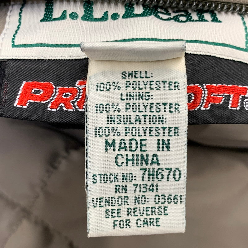 【中古品】【メンズ】 L.L.Bean エルエルビーン PRIMALOFT REVERSIBLE JACKET 7H670 プリマロフト リバーシブル ジャケット 144-260907-as-18-izu サイズ：M カラー：グリーン/カーキ 万代Net店