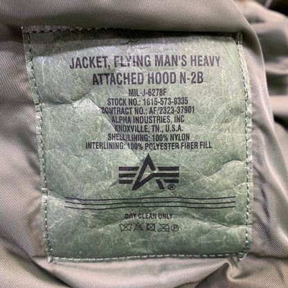 【中古品】【メンズ】 ALPHA INDUSTRIES アルファインダストリーズ N-2B FLIGHT JACKET 2010-403 フライトジャケット 145-260907-as-21-izu サイズ：L カラー：カーキ 万代Net店
