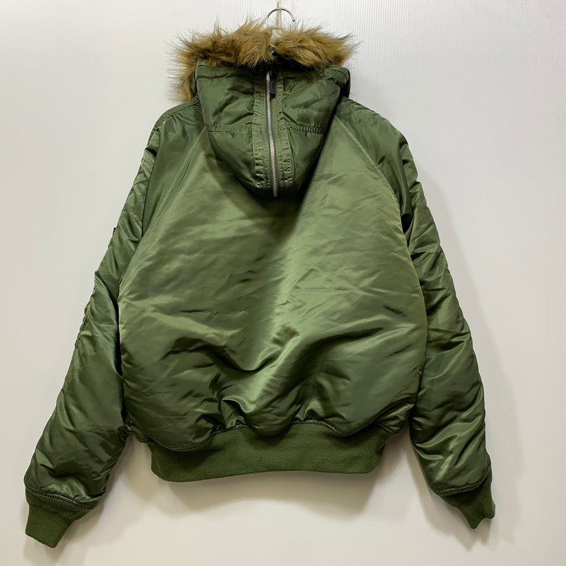 【中古品】【メンズ】 ALPHA INDUSTRIES アルファインダストリーズ N-2B FLIGHT JACKET 2010-403 フライトジャケット 145-260907-as-21-izu サイズ：L カラー：カーキ 万代Net店