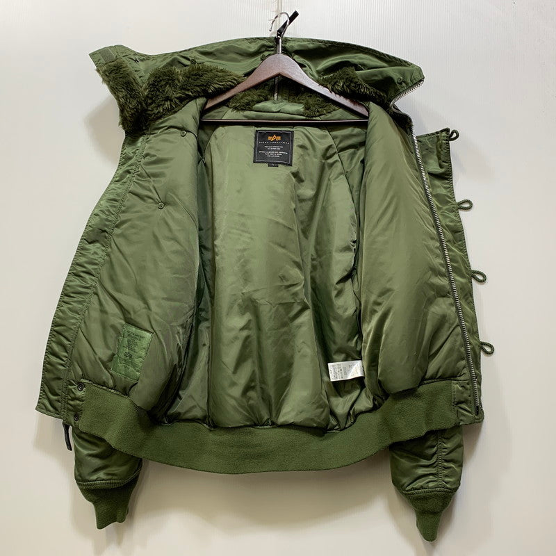 【中古品】【メンズ】 ALPHA INDUSTRIES アルファインダストリーズ N-2B FLIGHT JACKET 2010-403 フライトジャケット 145-260907-as-21-izu サイズ：L カラー：カーキ 万代Net店