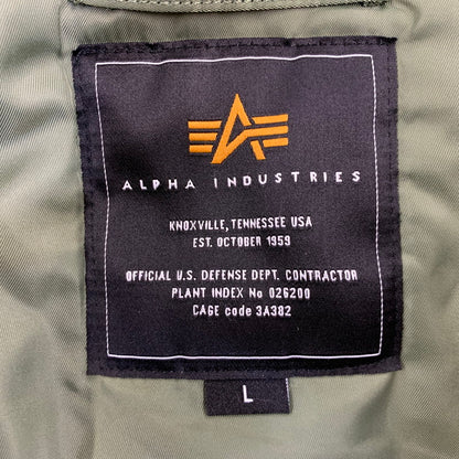 【中古品】【メンズ】 ALPHA INDUSTRIES アルファインダストリーズ N-2B FLIGHT JACKET 2010-403 フライトジャケット 145-260907-as-21-izu サイズ：L カラー：カーキ 万代Net店