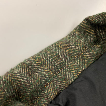 【中古品】【メンズ】 OLD WORK KARAKU オールド ワーク カラク ウール混 ツイード テーラードジャケット 145-260907-as-16-izu サイズ：L カラー：グリーン系 万代Net店