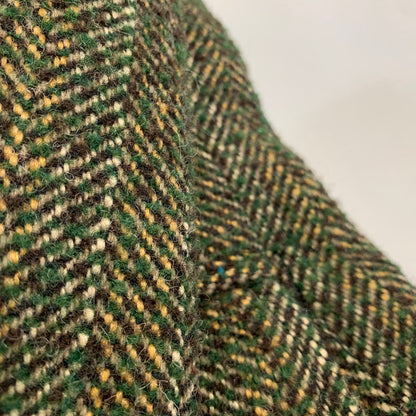 【中古品】【メンズ】 OLD WORK KARAKU オールド ワーク カラク ウール混 ツイード テーラードジャケット 145-260907-as-16-izu サイズ：L カラー：グリーン系 万代Net店
