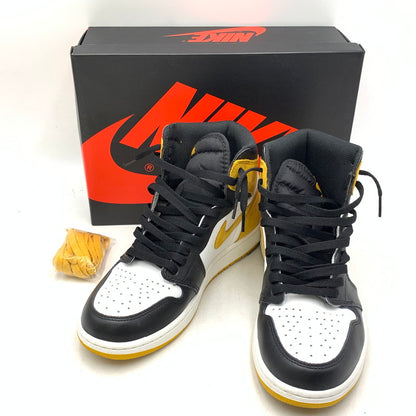 【中古品】【メンズ】 NIKE ナイキ 555088-109 AIR JORDAN エアジョーダン 1 RETRO HIGH OG レトロ ハイ オージー スニーカー シューズ 靴 160-260828-ya-12-izu サイズ：27.5cm カラー：SUMMIT WHITE/YELLOW OCHRE 万代Net店