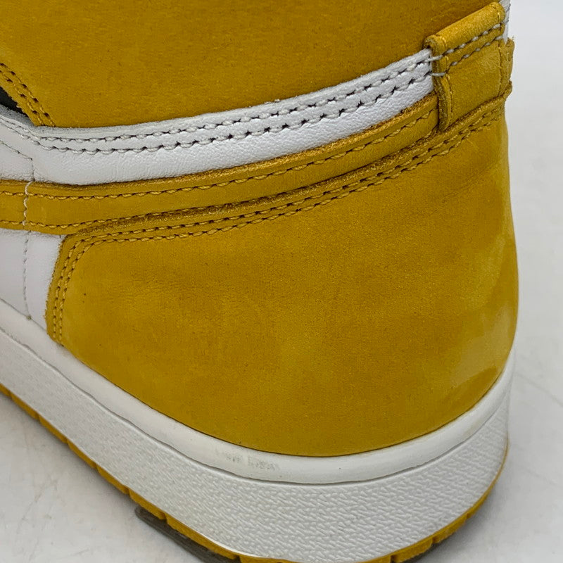 【中古品】【メンズ】 NIKE ナイキ 555088-109 AIR JORDAN エアジョーダン 1 RETRO HIGH OG レトロ ハイ オージー スニーカー シューズ 靴 160-260828-ya-12-izu サイズ：27.5cm カラー：SUMMIT WHITE/YELLOW OCHRE 万代Net店