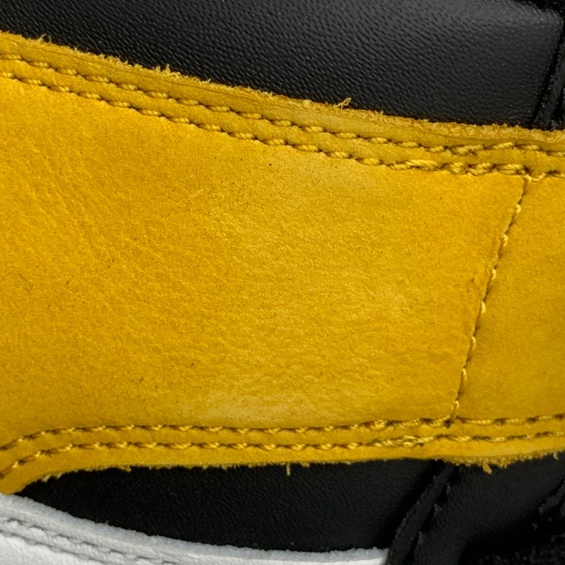 【中古品】【メンズ】 NIKE ナイキ 555088-109 AIR JORDAN エアジョーダン 1 RETRO HIGH OG レトロ ハイ オージー スニーカー シューズ 靴 160-260828-ya-12-izu サイズ：27.5cm カラー：SUMMIT WHITE/YELLOW OCHRE 万代Net店