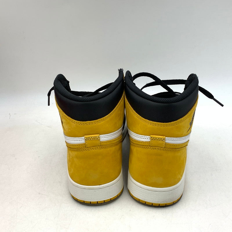【中古品】【メンズ】 NIKE ナイキ 555088-109 AIR JORDAN エアジョーダン 1 RETRO HIGH OG レトロ ハイ オージー スニーカー シューズ 靴 160-260828-ya-12-izu サイズ：27.5cm カラー：SUMMIT WHITE/YELLOW OCHRE 万代Net店