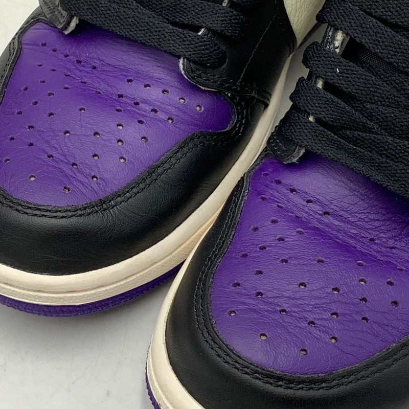 【中古品】【メンズ】 NIKE ナイキ 555088-501 AIR JORDAN エアジョーダン 1 RETRO HIGH OG レトロ ハイ オージー スニーカー シューズ 靴 160-260828-ya-13-izu サイズ：27cm カラー：COURT PURPLE/BLACK-SAIL 万代Net店