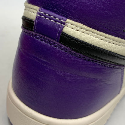 【中古品】【メンズ】 NIKE ナイキ 555088-501 AIR JORDAN エアジョーダン 1 RETRO HIGH OG レトロ ハイ オージー スニーカー シューズ 靴 160-260828-ya-13-izu サイズ：27cm カラー：COURT PURPLE/BLACK-SAIL 万代Net店