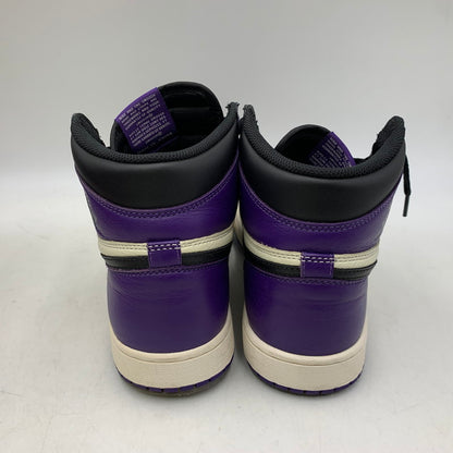 【中古品】【メンズ】 NIKE ナイキ 555088-501 AIR JORDAN エアジョーダン 1 RETRO HIGH OG レトロ ハイ オージー スニーカー シューズ 靴 160-260828-ya-13-izu サイズ：27cm カラー：COURT PURPLE/BLACK-SAIL 万代Net店